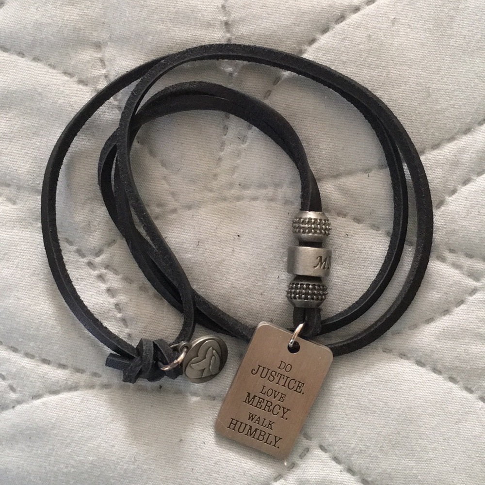 NWT “Do Justice Love Mercy Walk Humbly Necklace